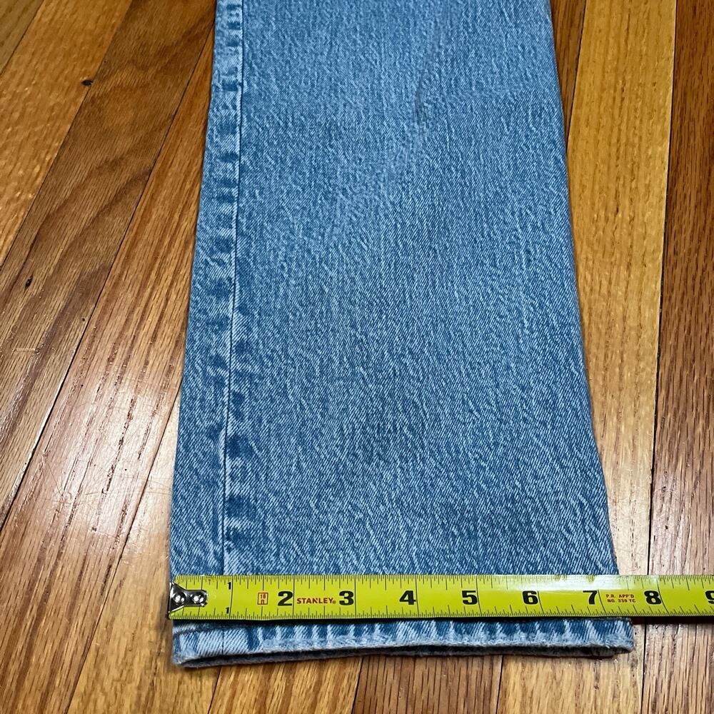 Abercrombie 90s Straight Ultra High Rise Curve Love Jeans 29/8R Light Wash 28” - Picture 6 of 8